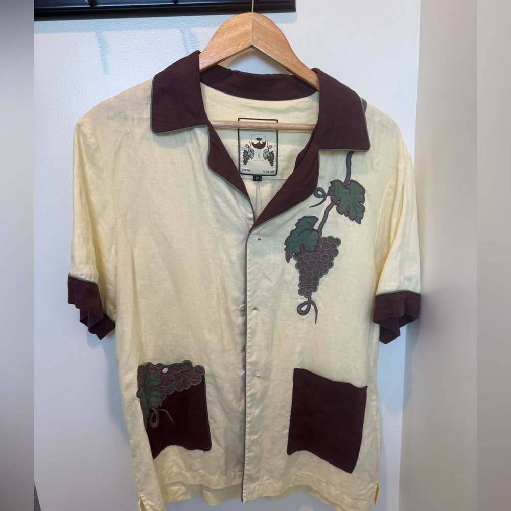 Tombolo 'Tombarolo' Cabana Shirt - Unisex - size M 🍷🍇 - Picture 5 of 6